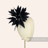 'Kay' Large Goose Feather Pom Flower Millinery Hat Mount