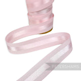 20mm Satin Centre Grosgrain Ribbon - 1m