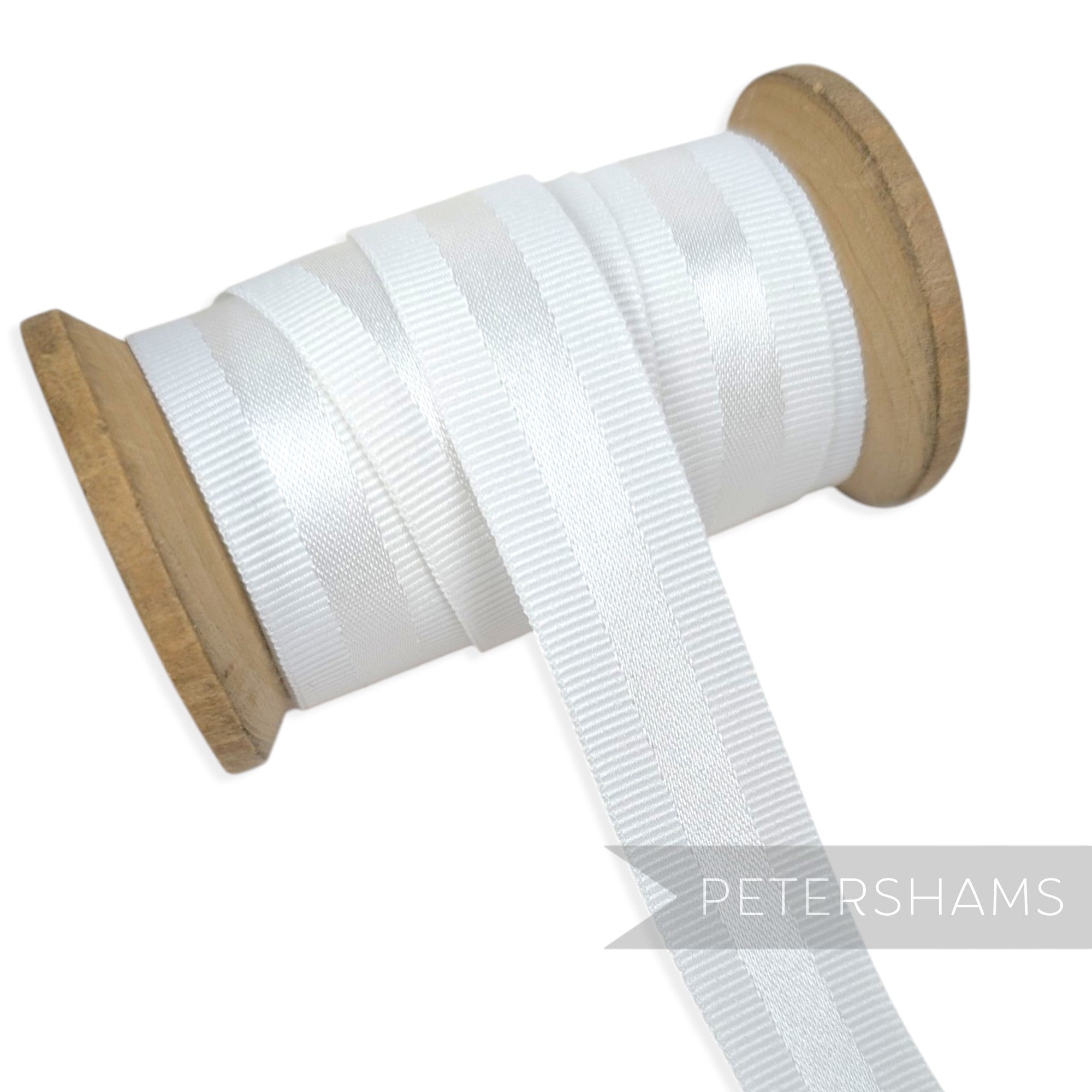 20mm Satin Centre Grosgrain Ribbon - 1m