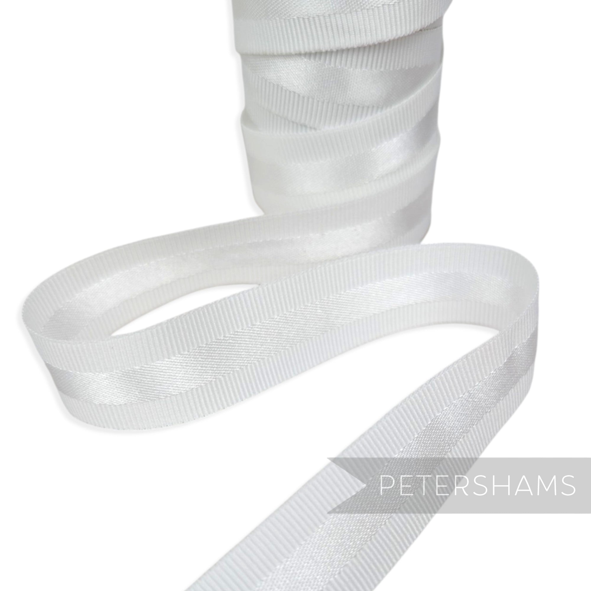 20mm Satin Centre Grosgrain Ribbon - 1m