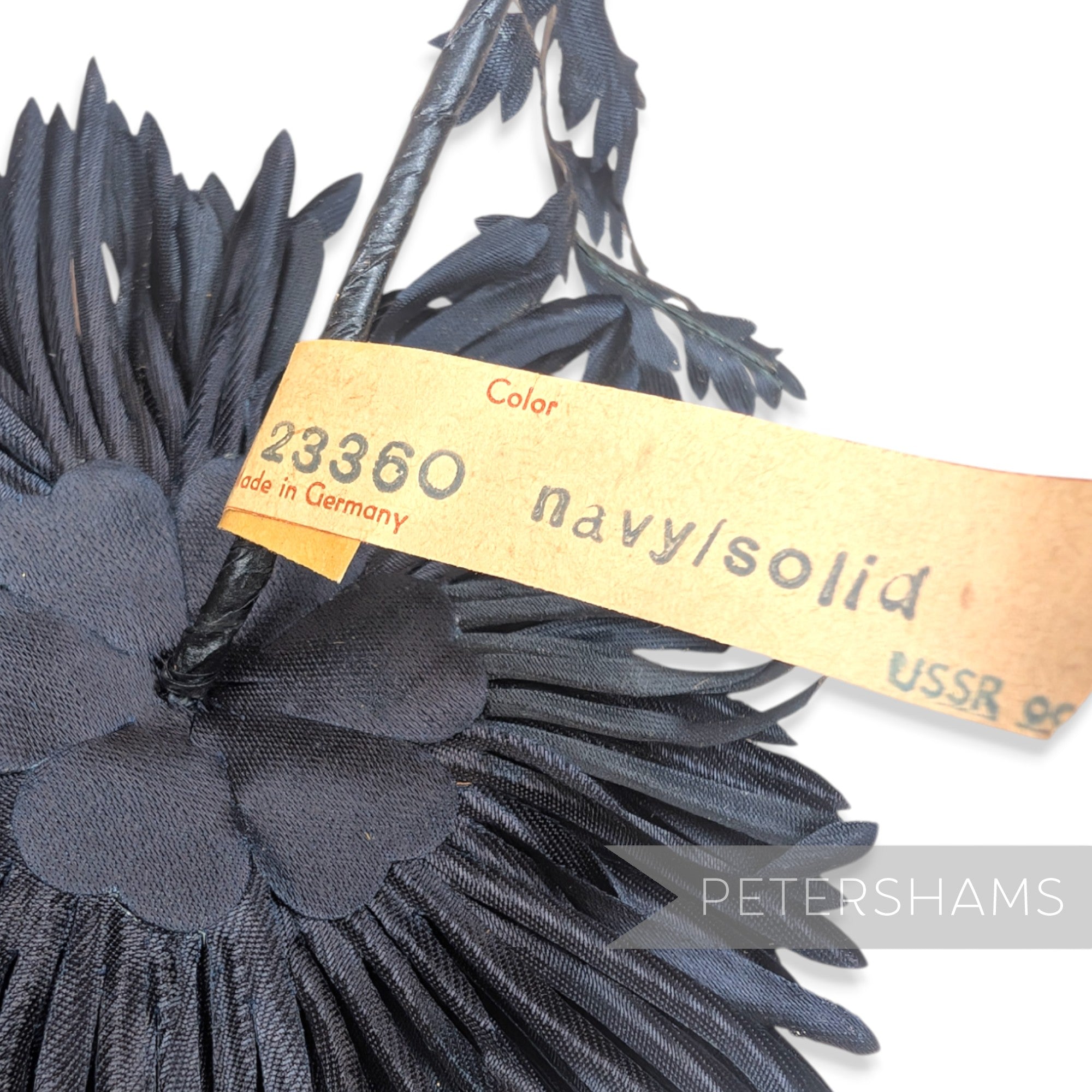 'Aisling' Vintage 1940's Waxed German Daisy Millinery Hat Mount