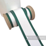 Vintage 38mm Wide Striped Grosgrain Ribbon - 1m