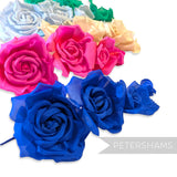 'Kallie' Organza Millinery Triple Flower Hat Mount