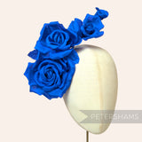 'Kallie' Organza Millinery Triple Flower Hat Mount