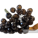 'Chere' Blown Acrylic Vintage German 1940/50s Wired Cherries - 36 Stems