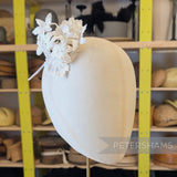 'Derwinda' Velvet Blossoms Wired Millinery Flower Mount