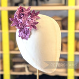 'Derwinda' Velvet Blossoms Wired Millinery Flower Mount