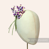 'Pensee' Vintage Czech Velvet Pansy Flower Millinery Mount