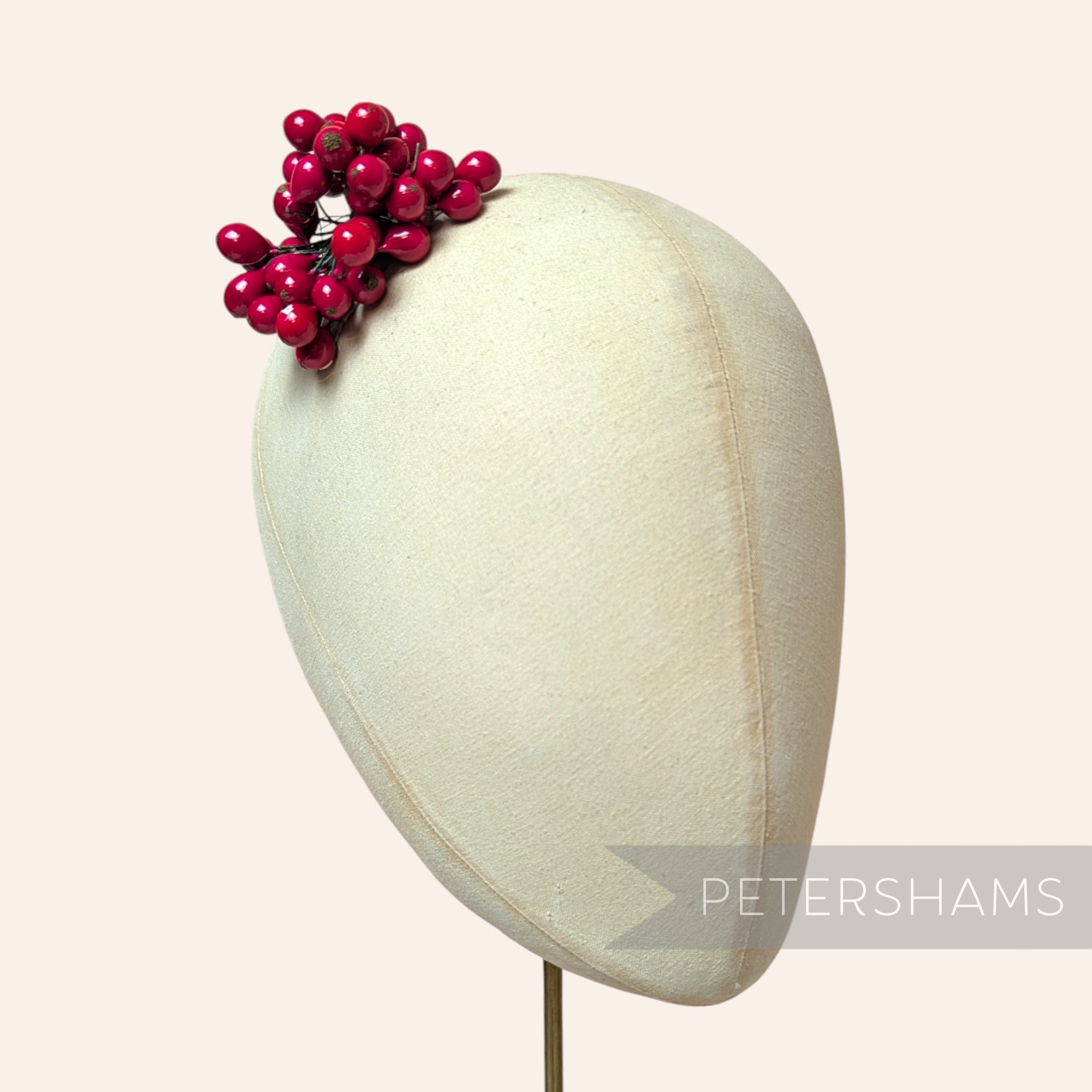 'Baie' Vintage Wired Currant Berry Ceramic Flower Stamens - 24 Stems