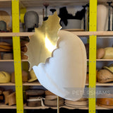 Large Gold Vintage Heavy Card Holly Leaf Shapes - 12 Pieces