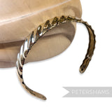 Metallic Gold Plastic Vintage 1960/70s Headband