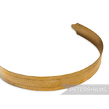 Vintage 1960/70s Gold Metal Headband - Plain Ribbon