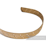 Vintage 1960/70s Gold Metal Headband - Stars