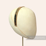 Vintage 1960/70s Gold Metal Headband - Picot Ribbon