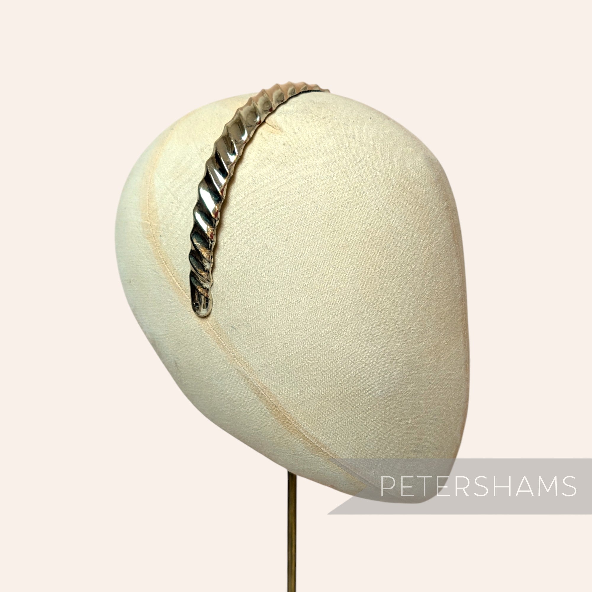 Metallic Gold Plastic Vintage 1960/70s Headband