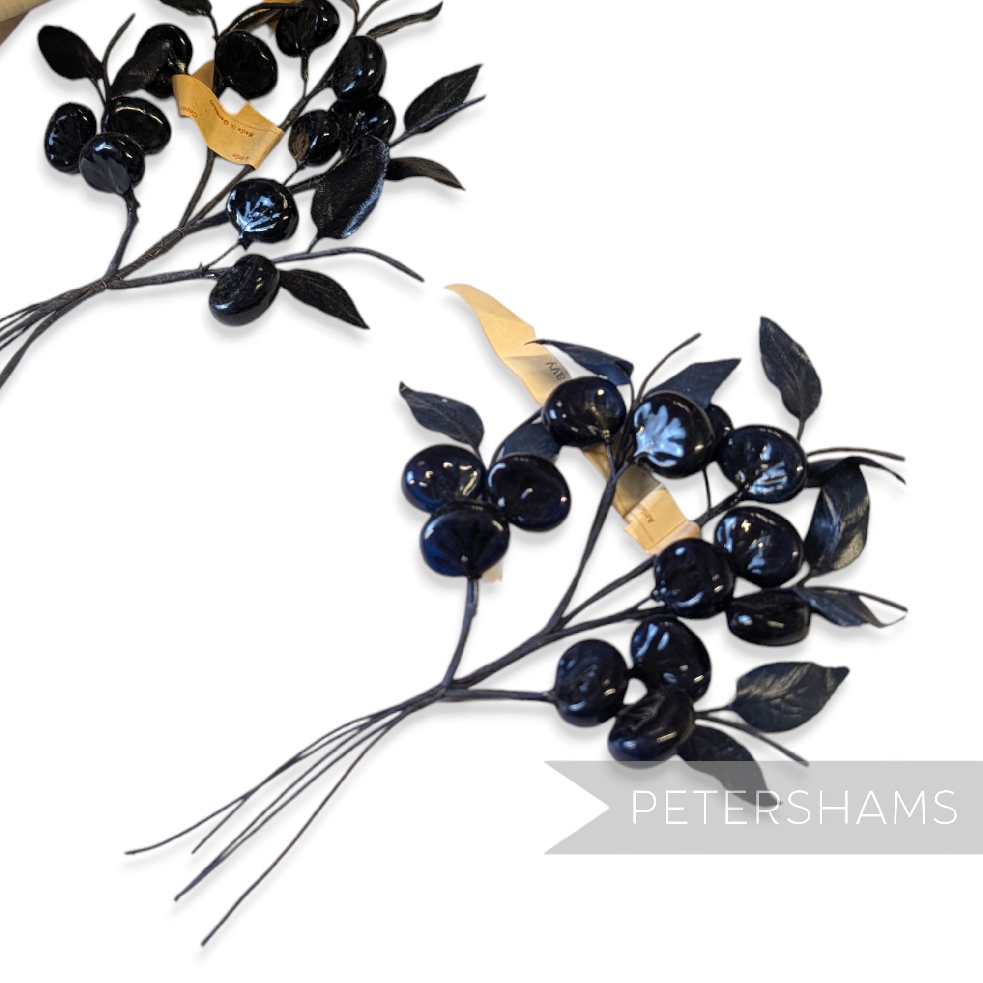 'Reazyn' Vintage 1950's German Berry & Leaf Wired Hat Mount