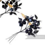 'Reazyn' Vintage 1950's German Berry & Leaf Wired Hat Mount