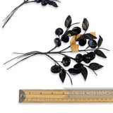 'Reazyn' Vintage 1950's German Berry & Leaf Wired Hat Mount