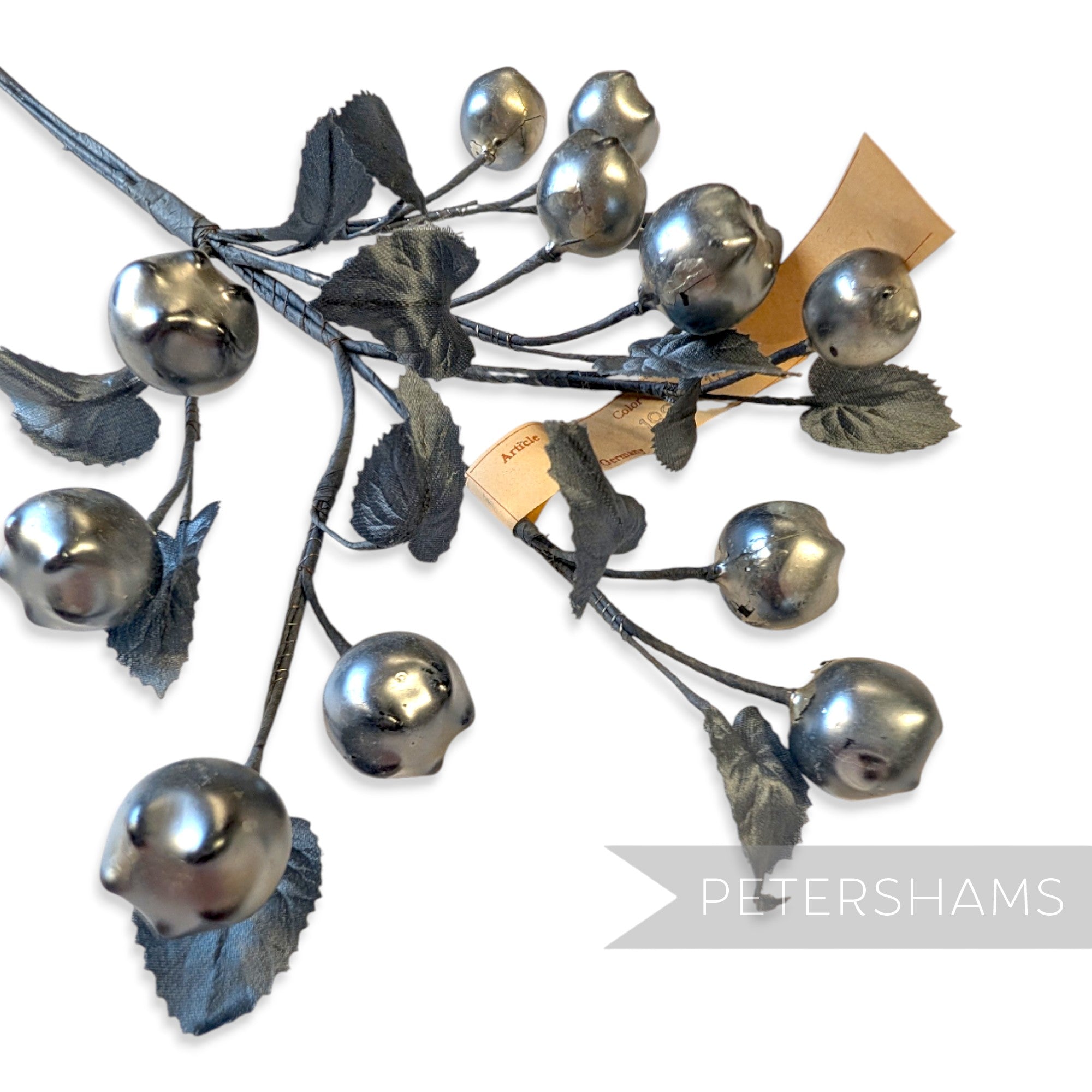 'Pomeline' Vintage 1950's German Pearly Apple Bud Hat Mount