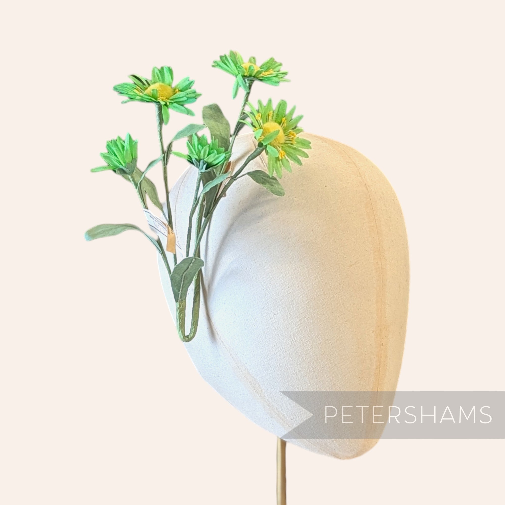 'Marguerite' Vintage 1960/70s Czech Daisy Spray Millinery Mount