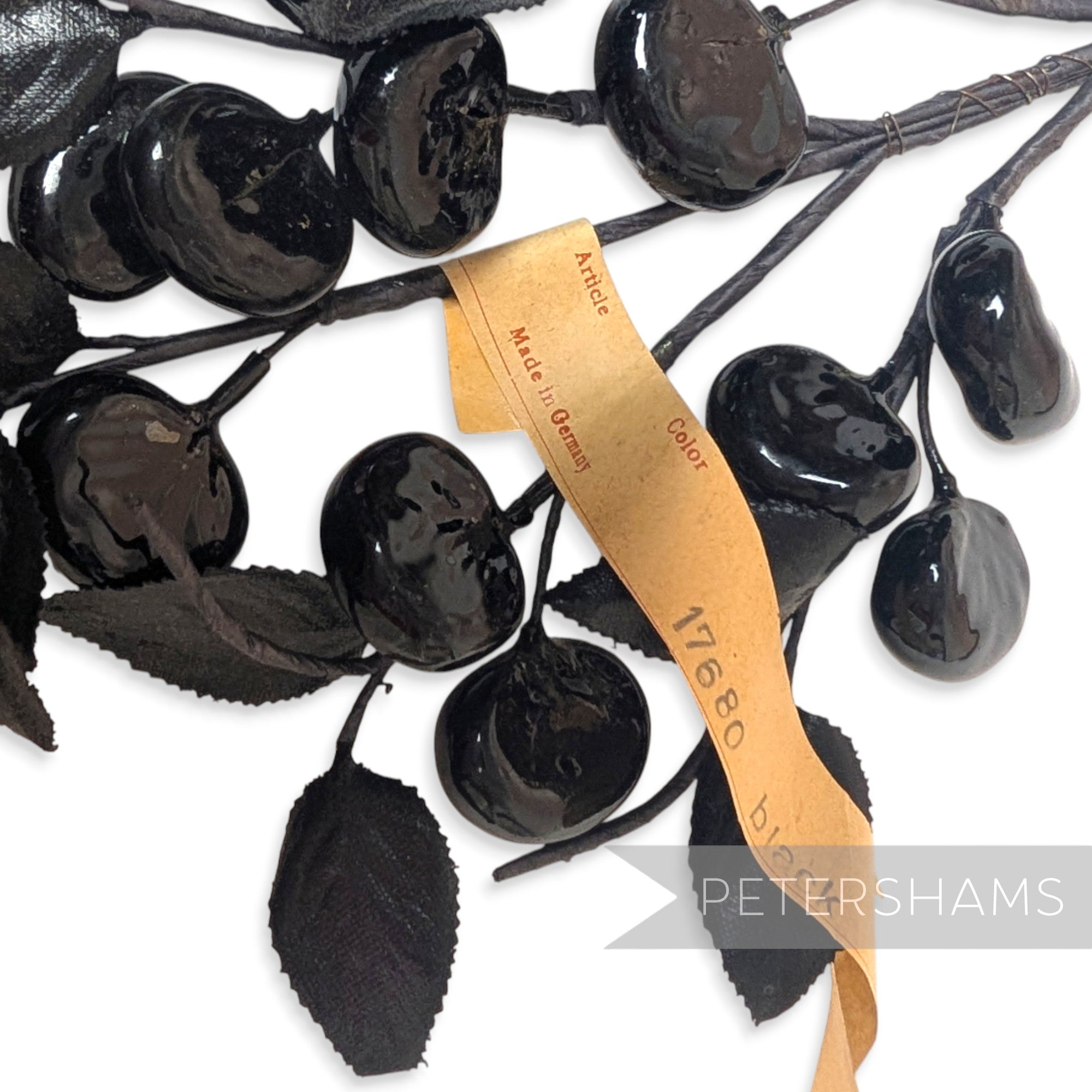 'Reazyn' Vintage 1950's German Berry & Leaf Wired Hat Mount