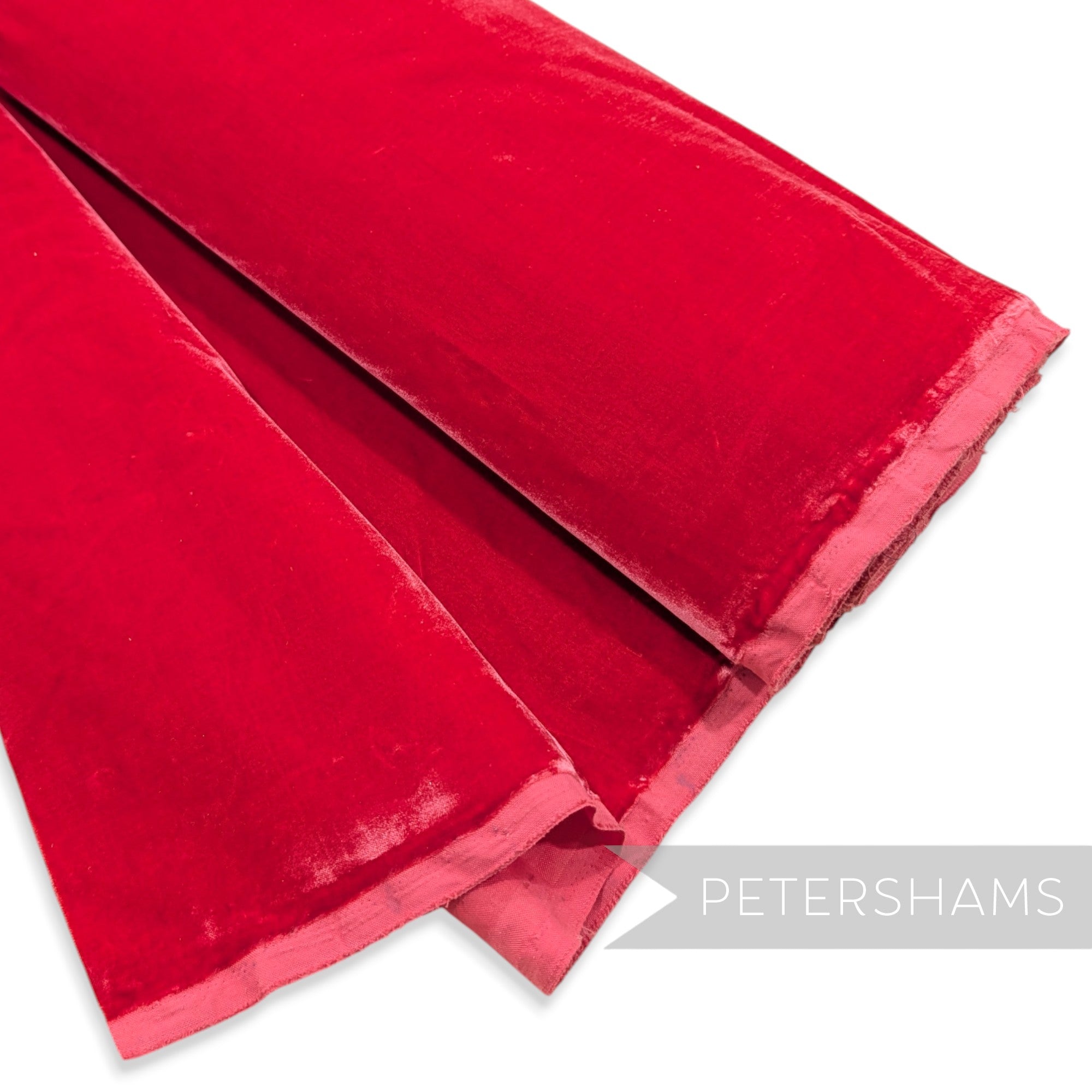 Antique 1920's Millinery Velvet Fabric - 1/2m