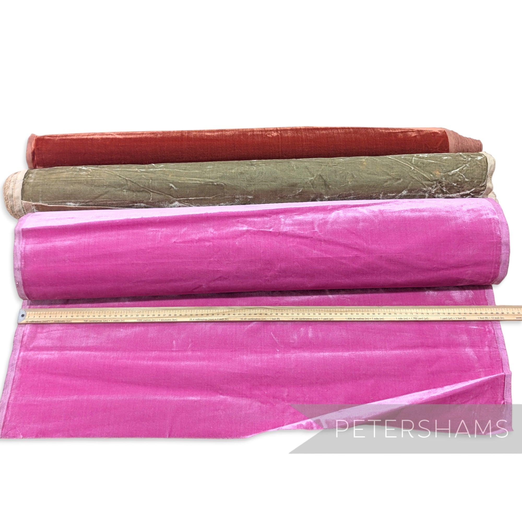 Antique 1920's Millinery Velvet Fabric - 1/2m