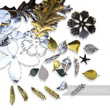 Mega Mix Vintage Metallic Shape Cutouts