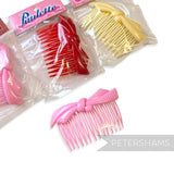 Paulette Simple Bow Vintage 1960/70s Hair Comb