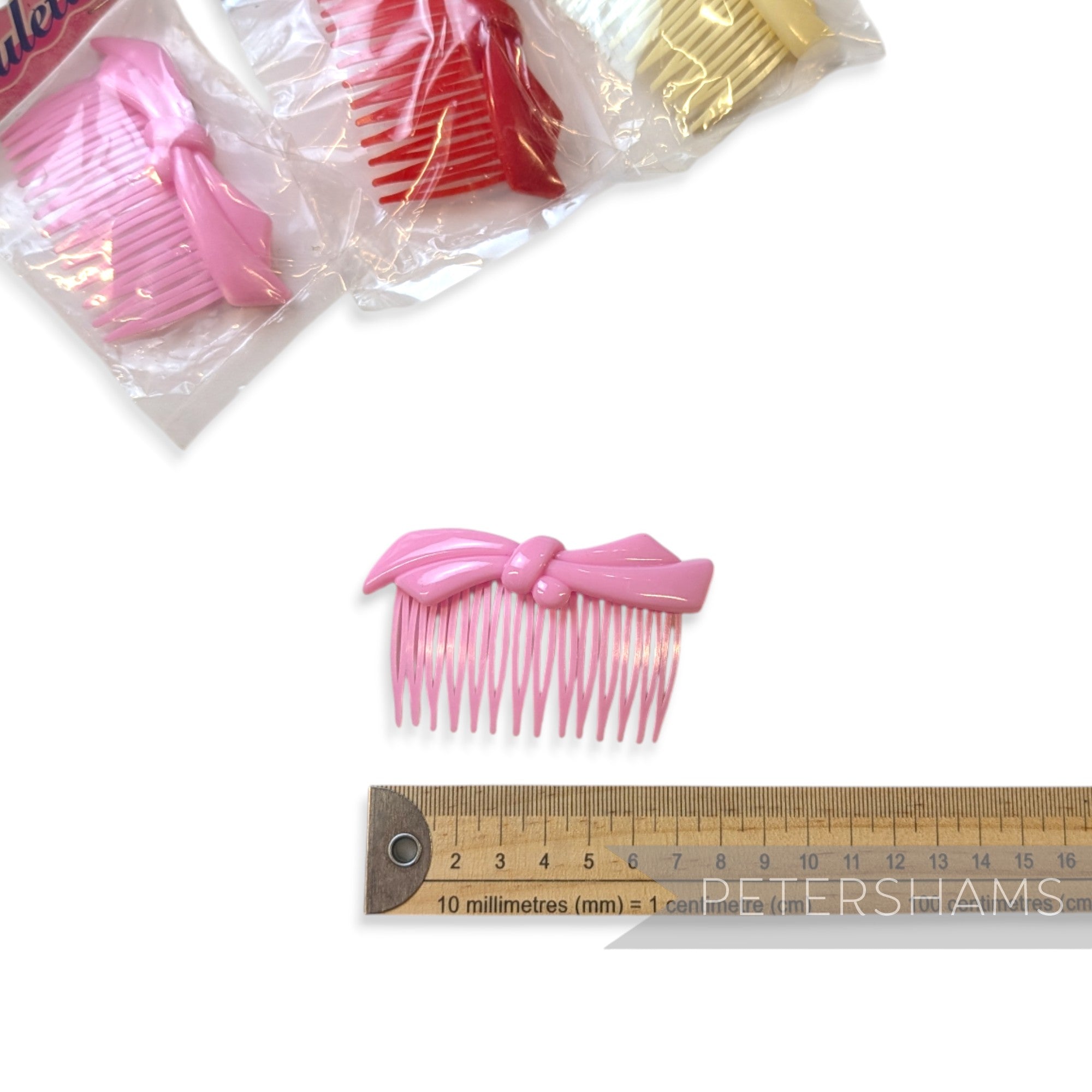 Paulette Simple Bow Vintage 1960/70s Hair Comb