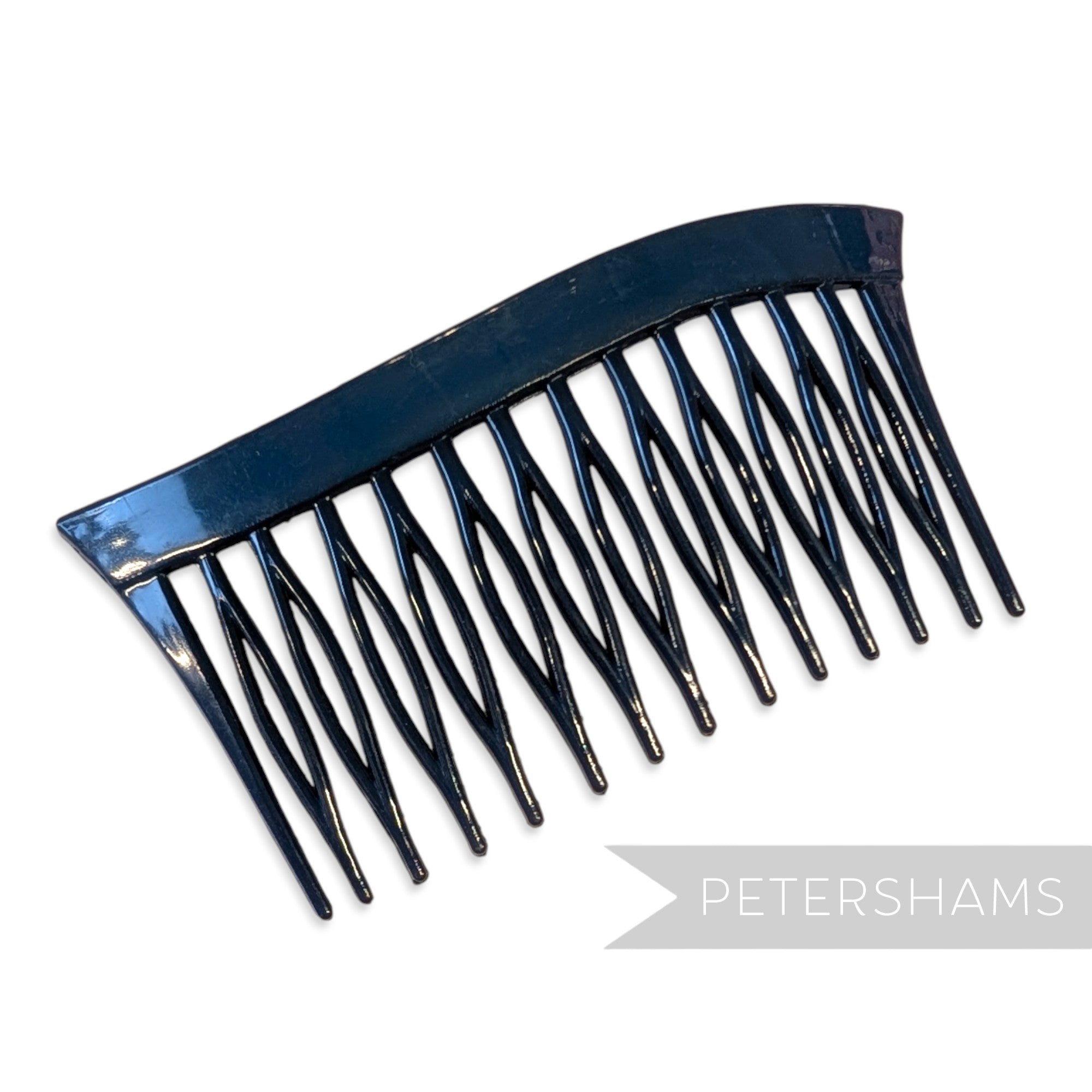 Vintage 1980's Wave Design Plastic Hair Comb