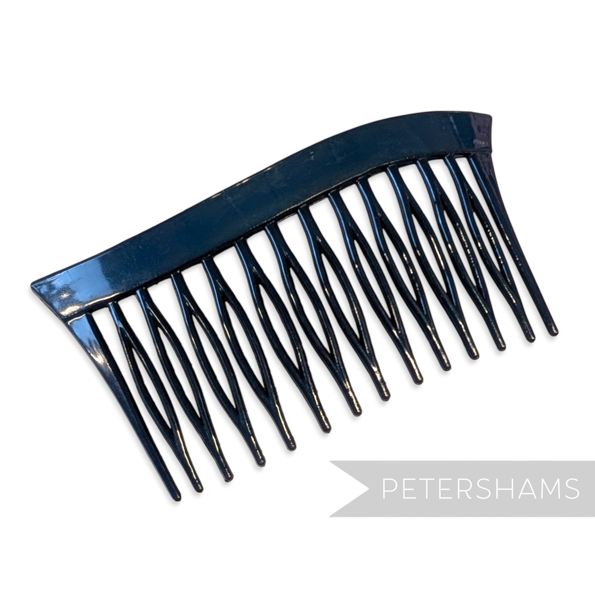 Vintage 1980's Wave Design Plastic Hair Comb