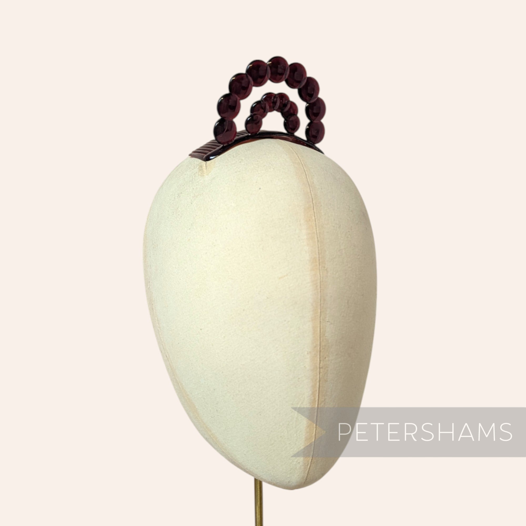 Vintage 1960/70s Goody U.S.A. Tortoise Brown Circle Arch Tiara Comb