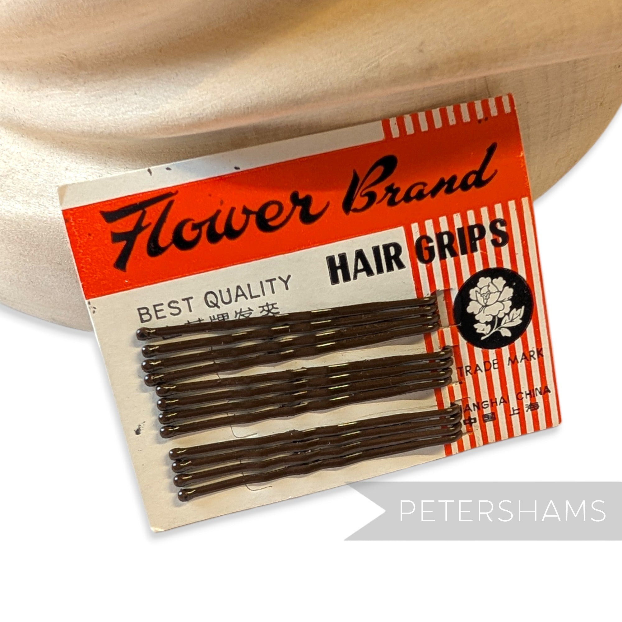 'Flower Brand' Set of 12 Hair Grips - 47mm
