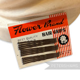 'Flower Brand' Set of 12 Hair Grips - 47mm
