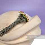 Vintage 1940/50s Wired Triple Colour Flower Stamens