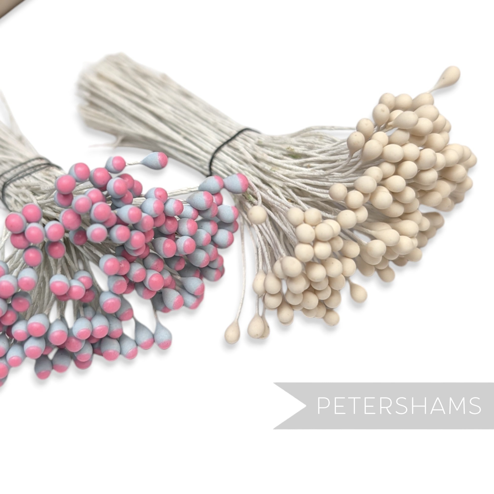 Vintage 1960/70s Matt Finish Single Sided Wired Flower Stamens