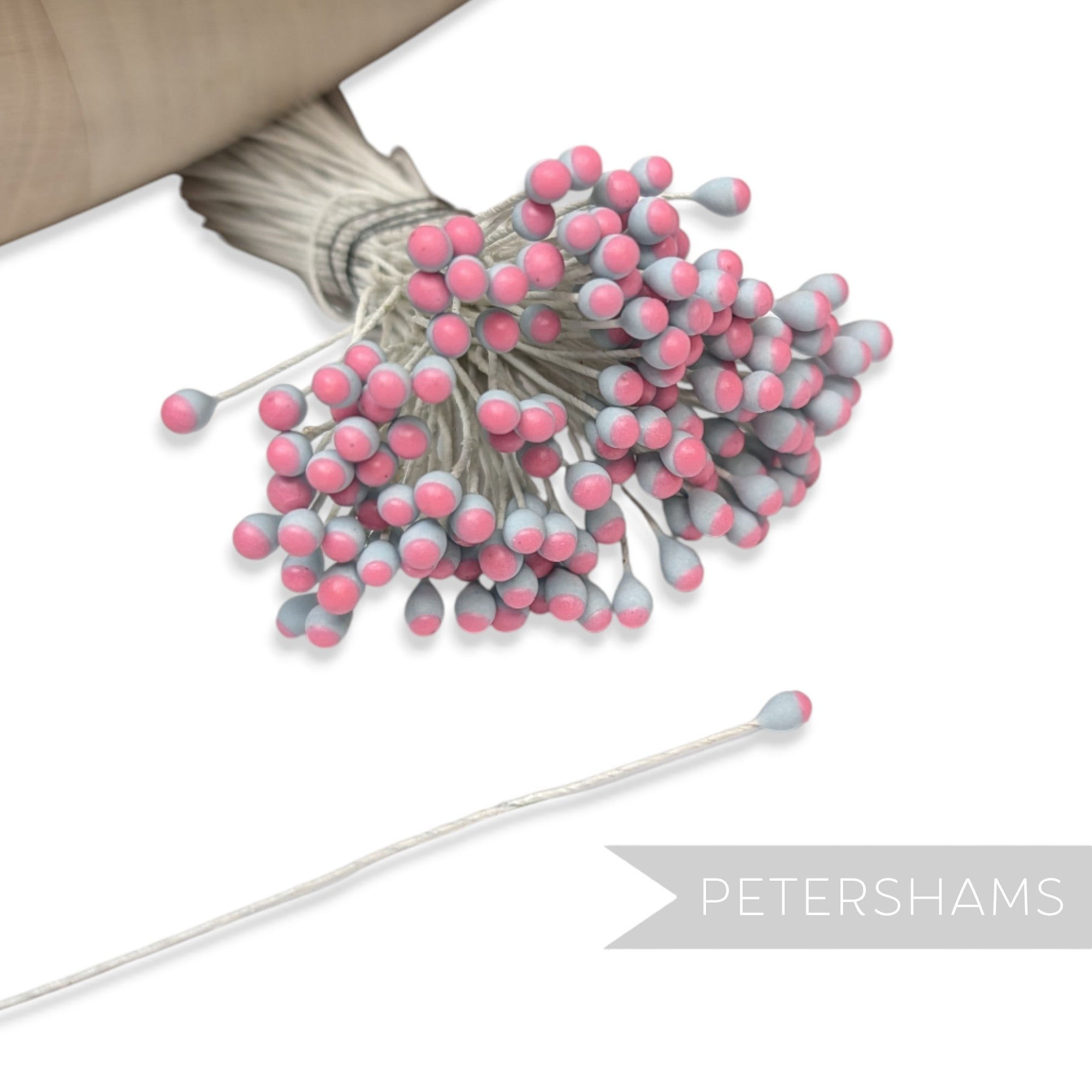 Vintage 1960/70s Matt Finish Single Sided Wired Flower Stamens