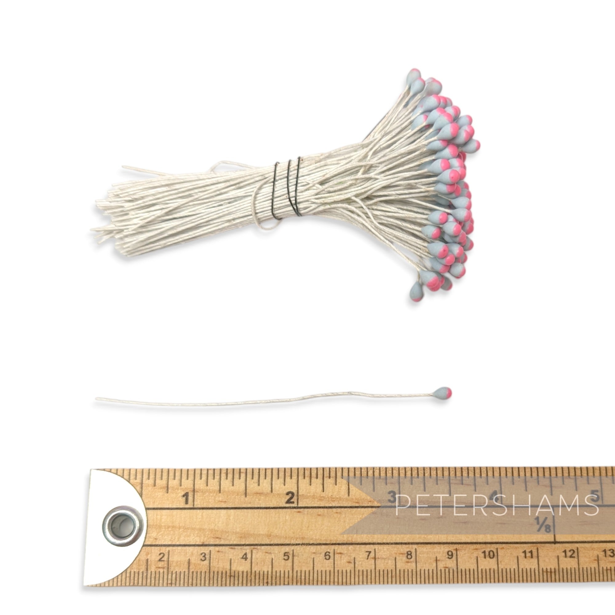 Vintage 1960/70s Matt Finish Single Sided Wired Flower Stamens