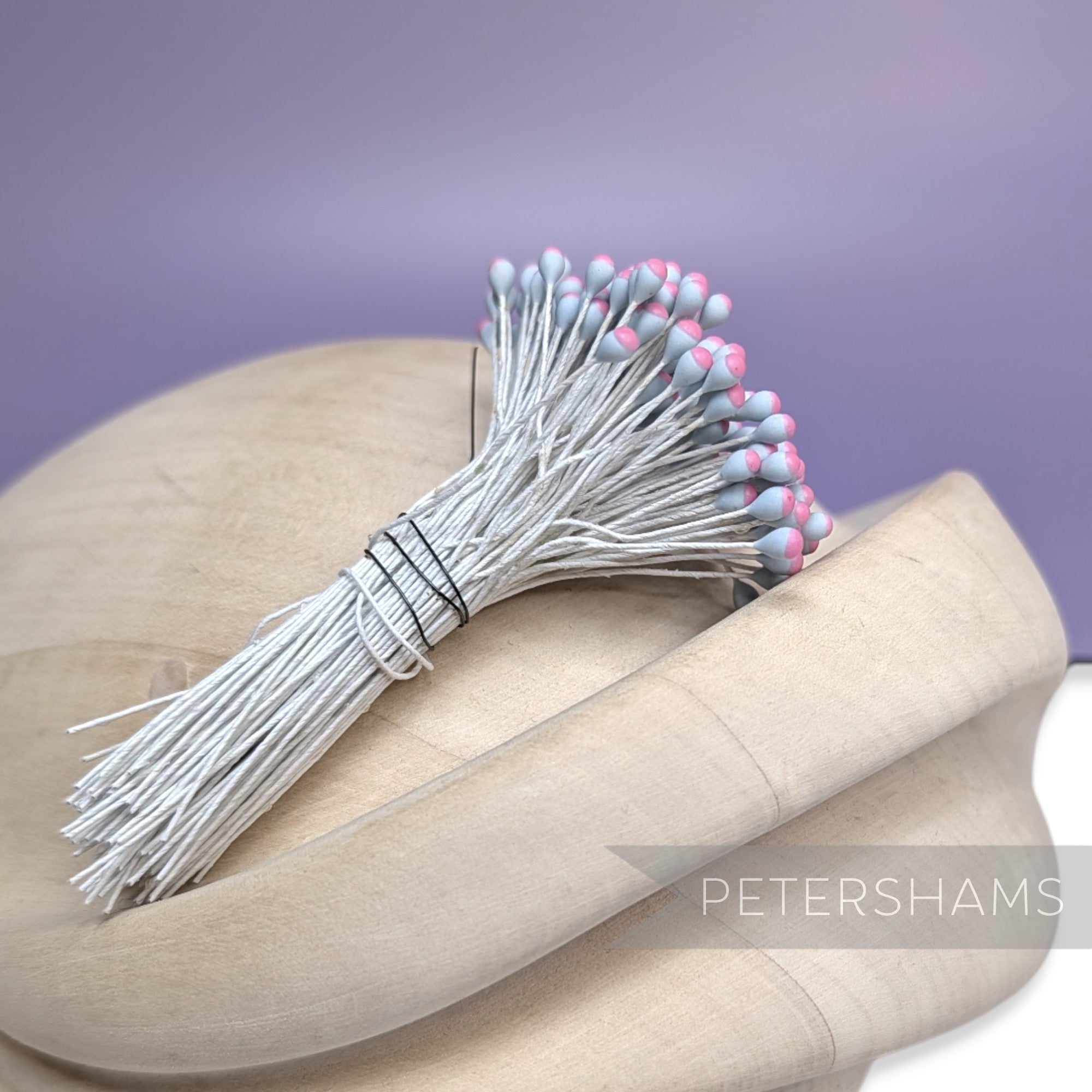 Vintage 1960/70s Matt Finish Single Sided Wired Flower Stamens