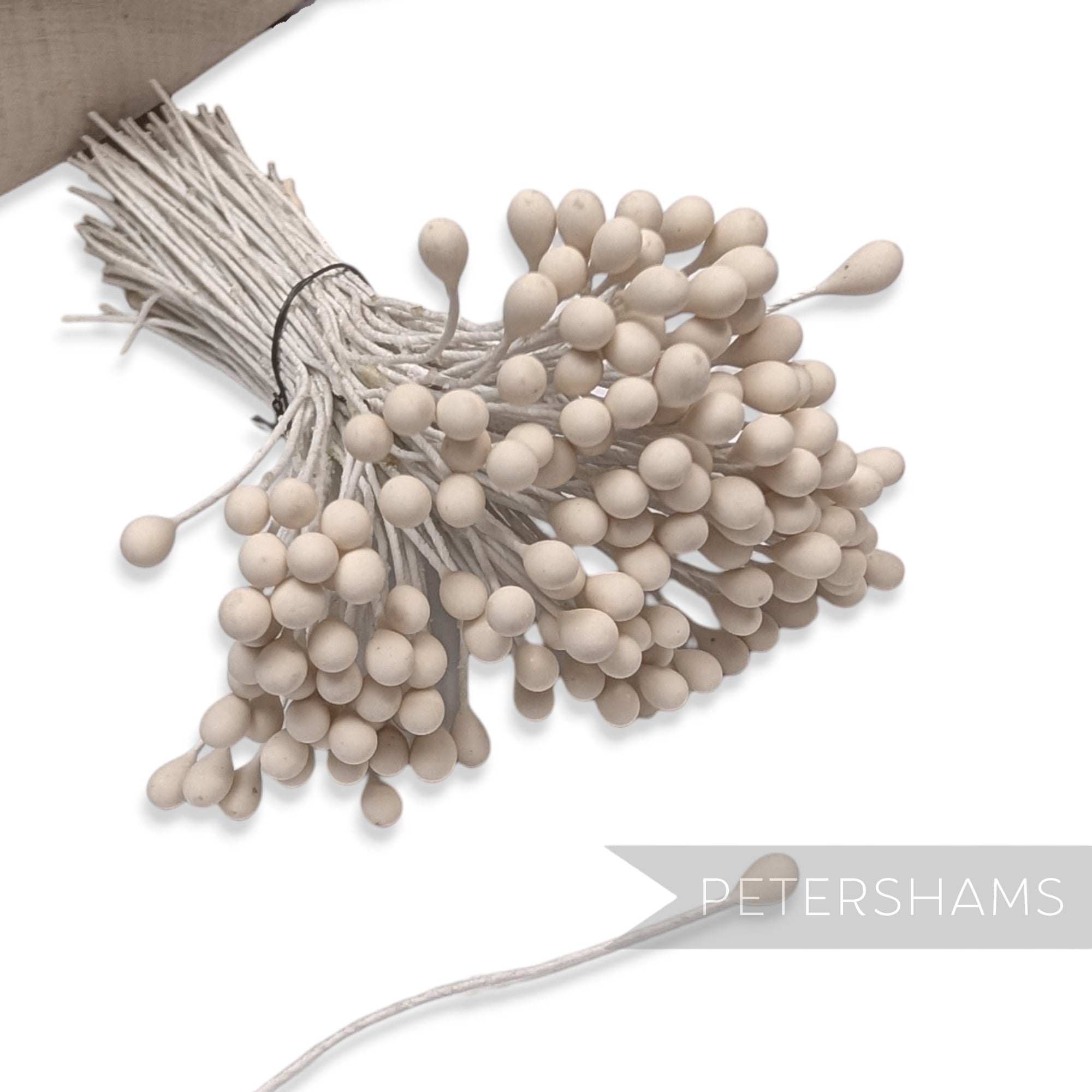 Vintage 1960/70s Matt Finish Single Sided Wired Flower Stamens