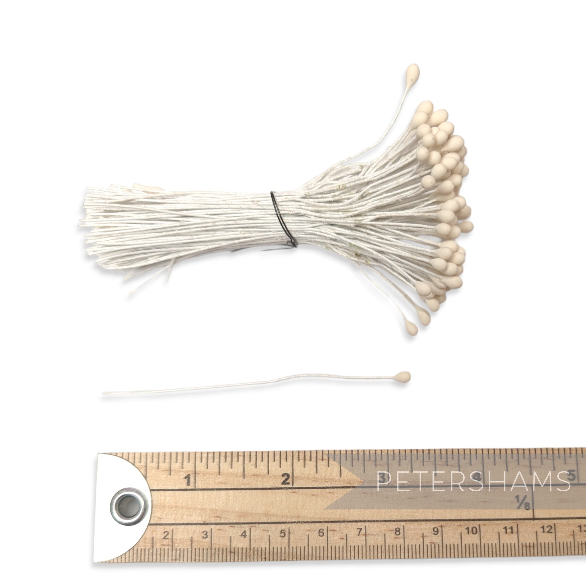 Vintage 1960/70s Matt Finish Single Sided Wired Flower Stamens