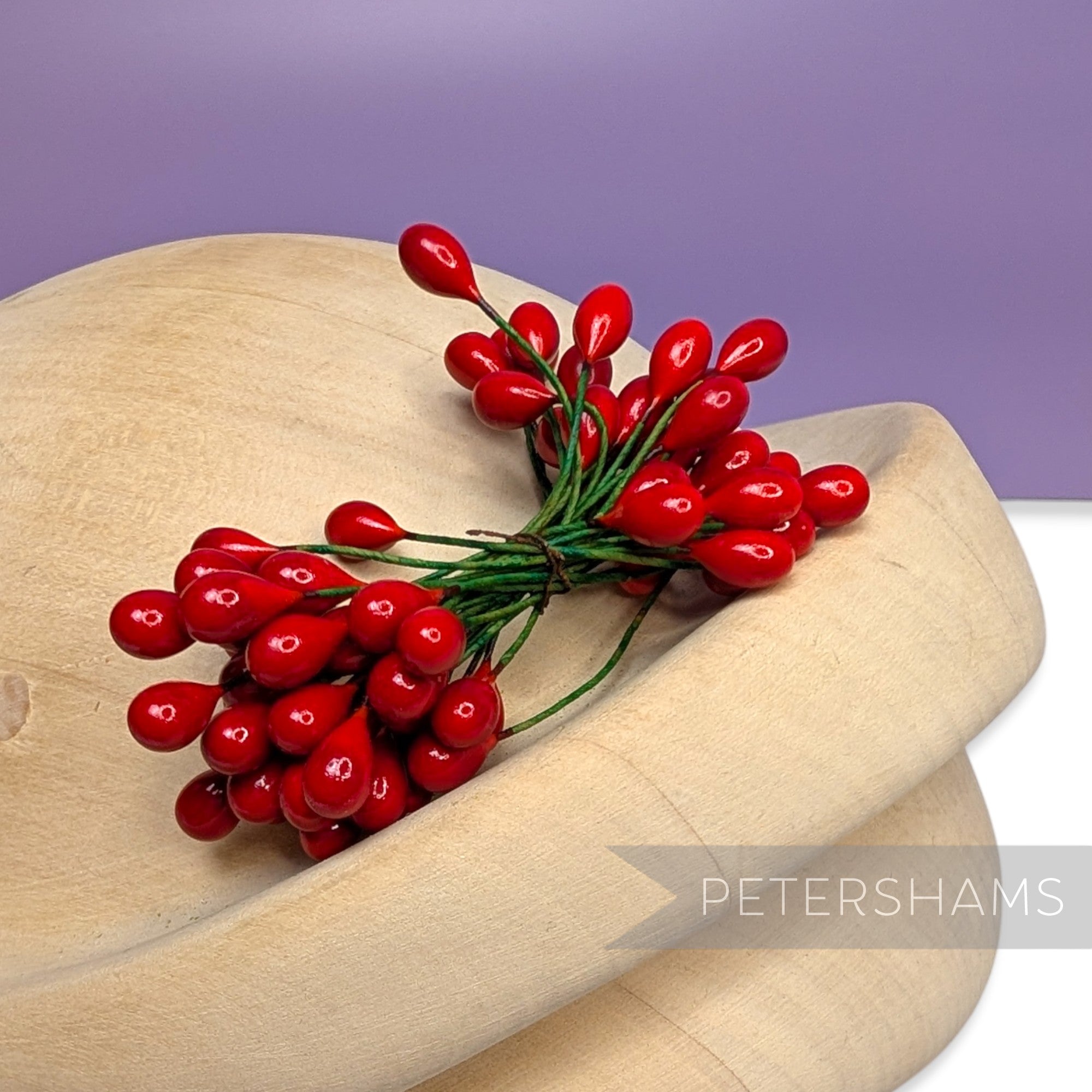 Vintage 1960/70s Double-Ended Ceramic Berry Pep Flower Stamens