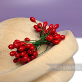 Vintage 1960/70s Double-Ended Ceramic Berry Pep Flower Stamens