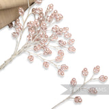 Chunky Cluster Pearlized Wired Faux Pearl Sprays - 11 Stems