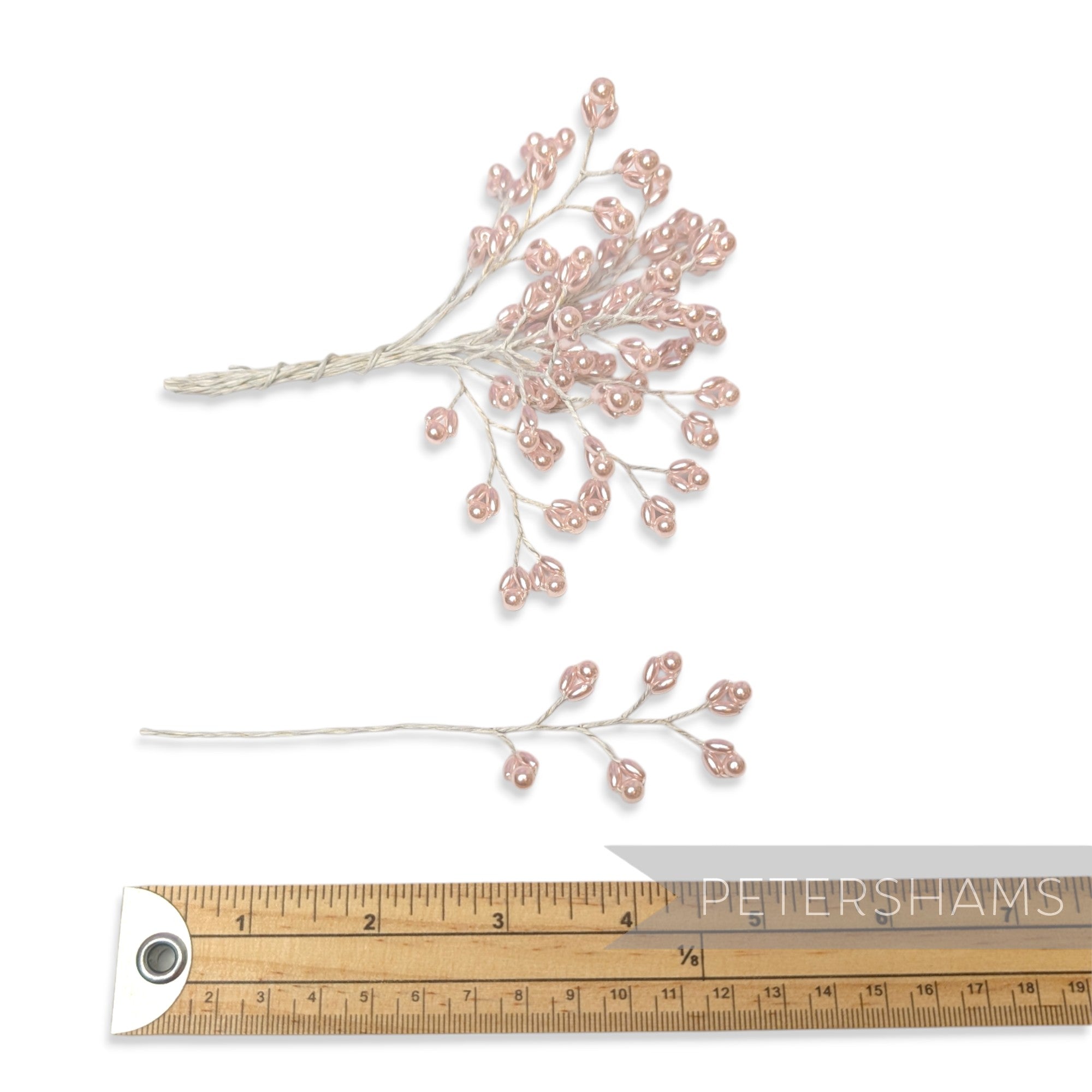 Chunky Cluster Pearlized Wired Faux Pearl Sprays - 11 Stems