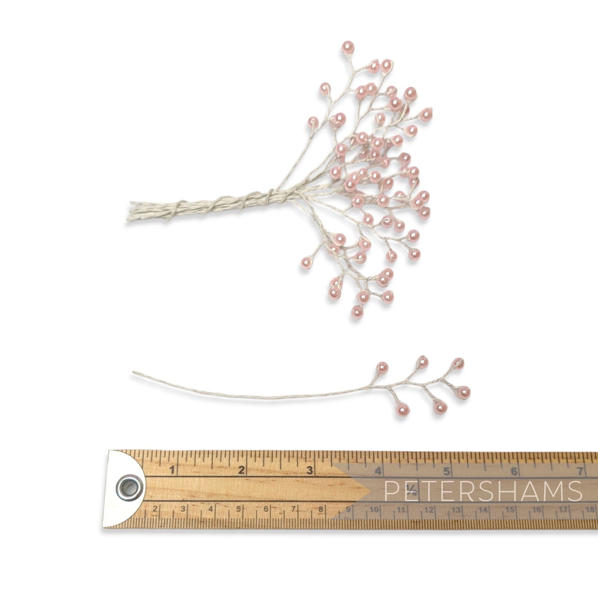 Wired Pearl Sprays - 12 Stems