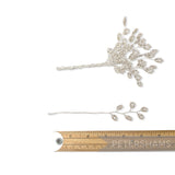 Pearlized Wired Loop Faux Pearl Sprays - 11 Stems