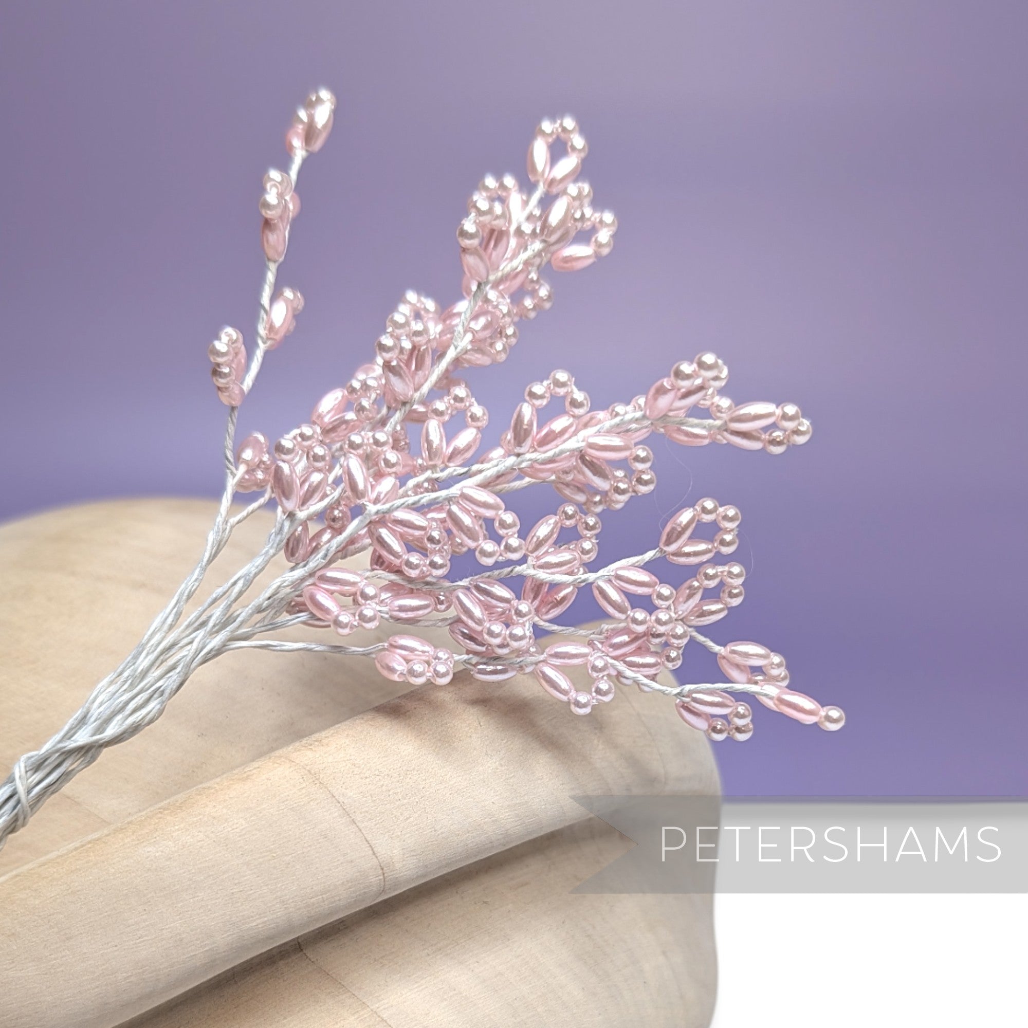 Pearlized Wired Loop Faux Pearl Sprays - 11 Stems