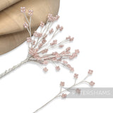 Quad Cluster Pearlized Wired Faux Pearl Sprays - 12 Stems